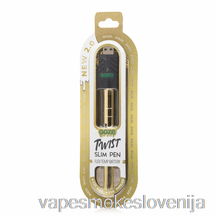 Vape Petrol Ooze Slim Twist Pen 2.0 Flex Temp Baterija Lucky Gold